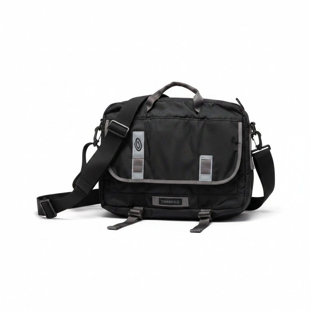 Timbuk2 Control Laptop Messenger Bag Medium Black TSA-Friendly 163-4-2000 EUC